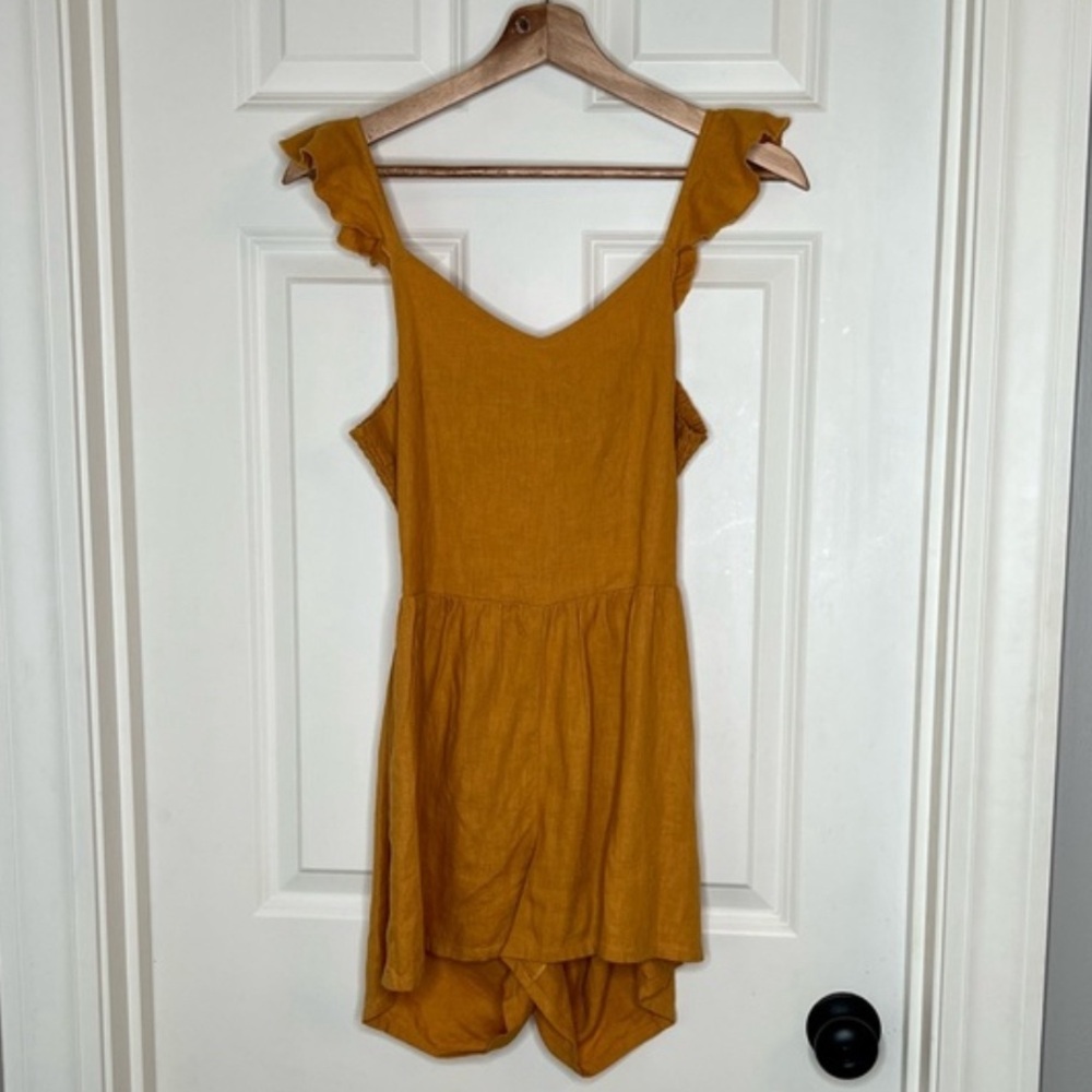 Nordstrom Treasure and Bond Tie Back Romper | Size 14/16